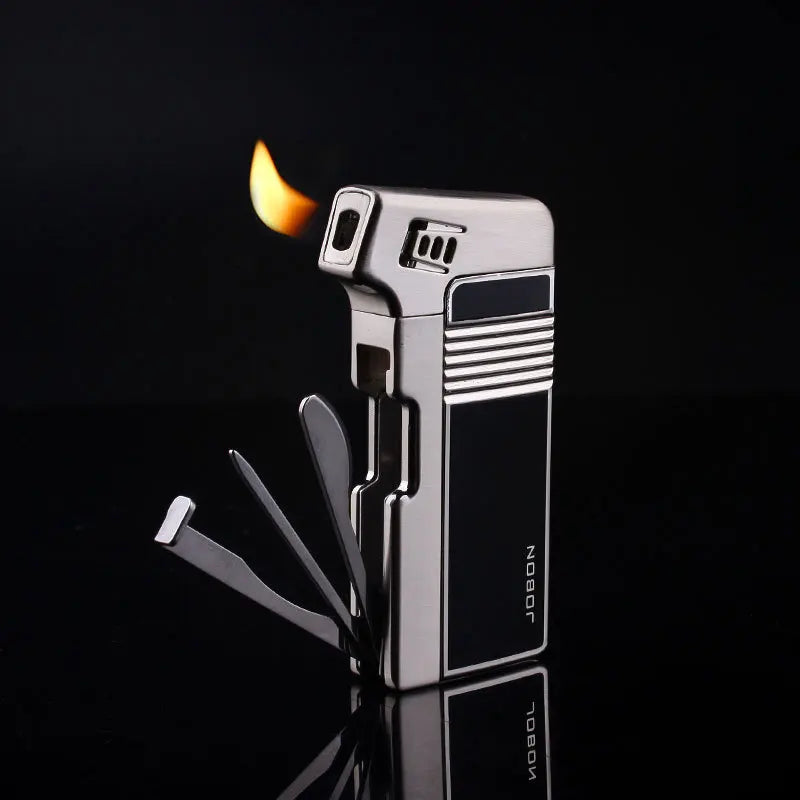Multifunctional Inflatable Lighter With Cigarette Knife